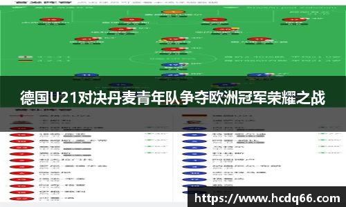 德国U21对决丹麦青年队争夺欧洲冠军荣耀之战